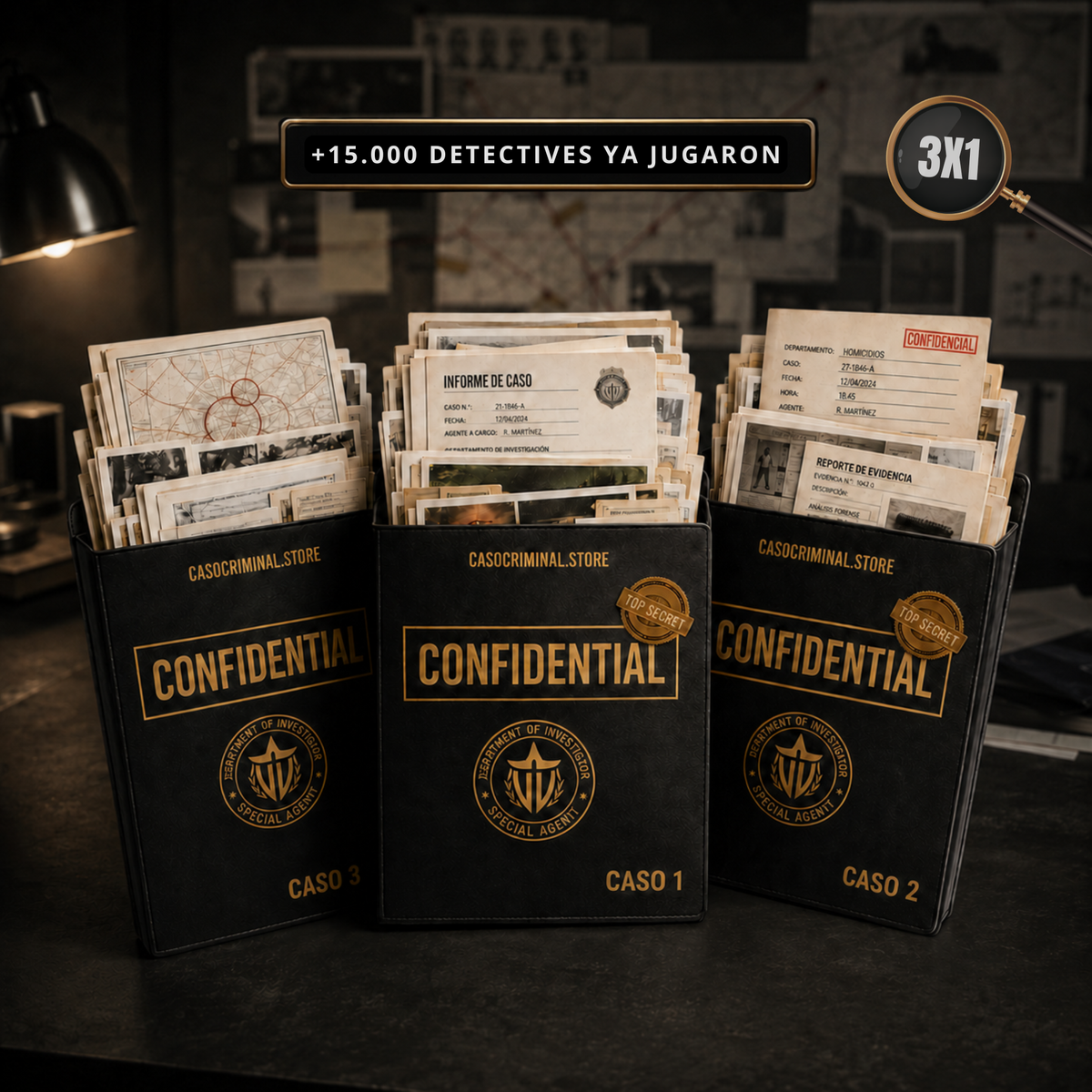 3 CASOS CRIMINALES PARA RESOLVER EN CASA | PACK 3X1 🔍
