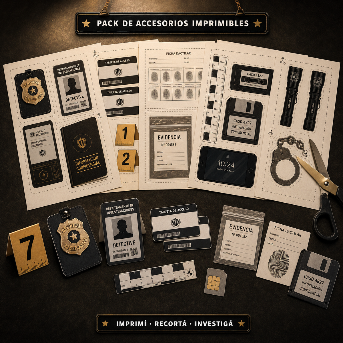 PACK DE ACCESORIOS IMPRIMIBLES | COMPLEMENTO ⭐️