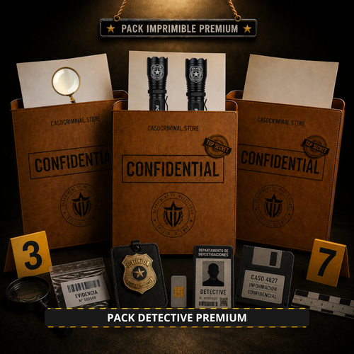 PACK PREMIUM DETECTIVE IMPRIMIBLE | CALIDAD 4K